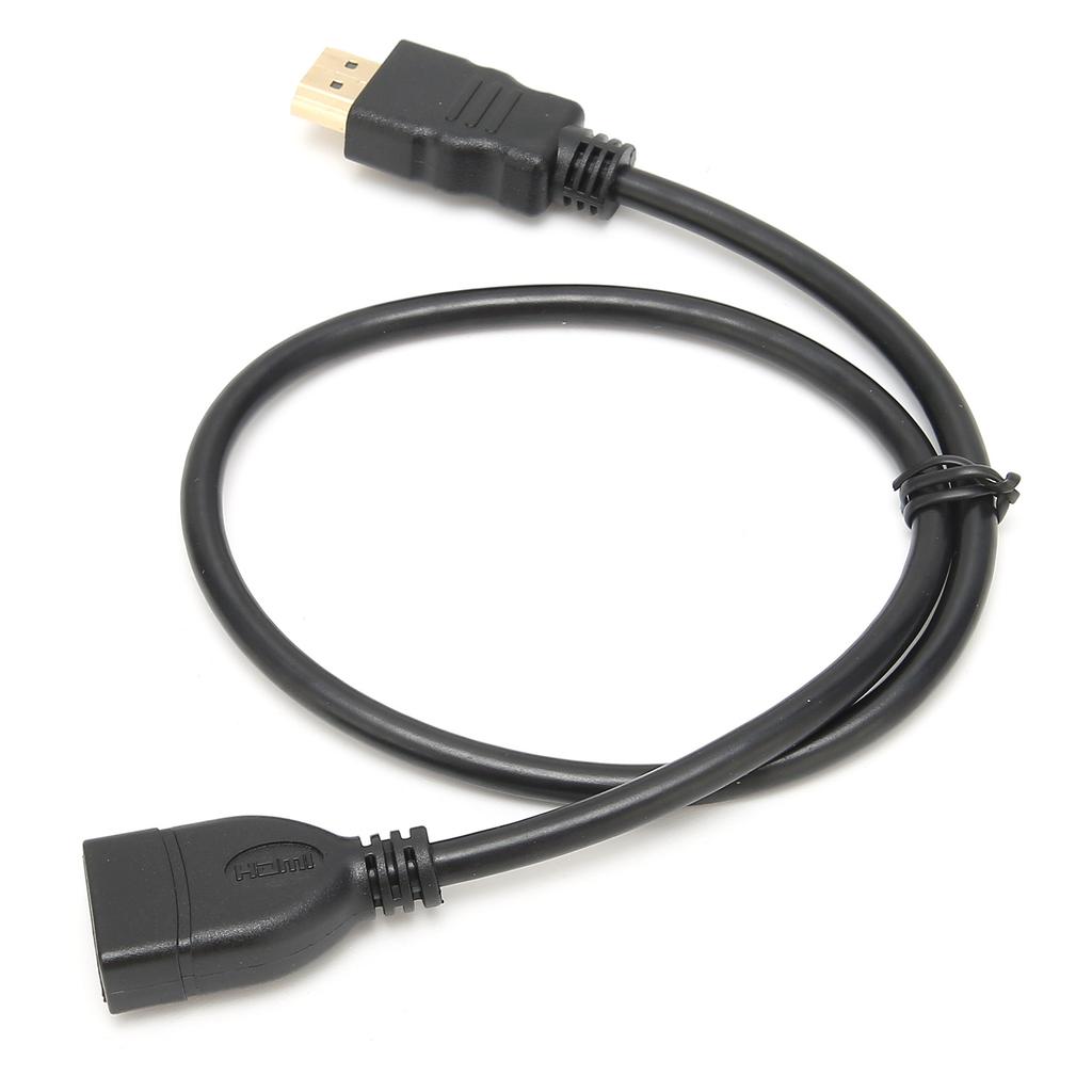 50cm Male to Female Extension Cable HD Multimedia Interface Audio Converter Cable