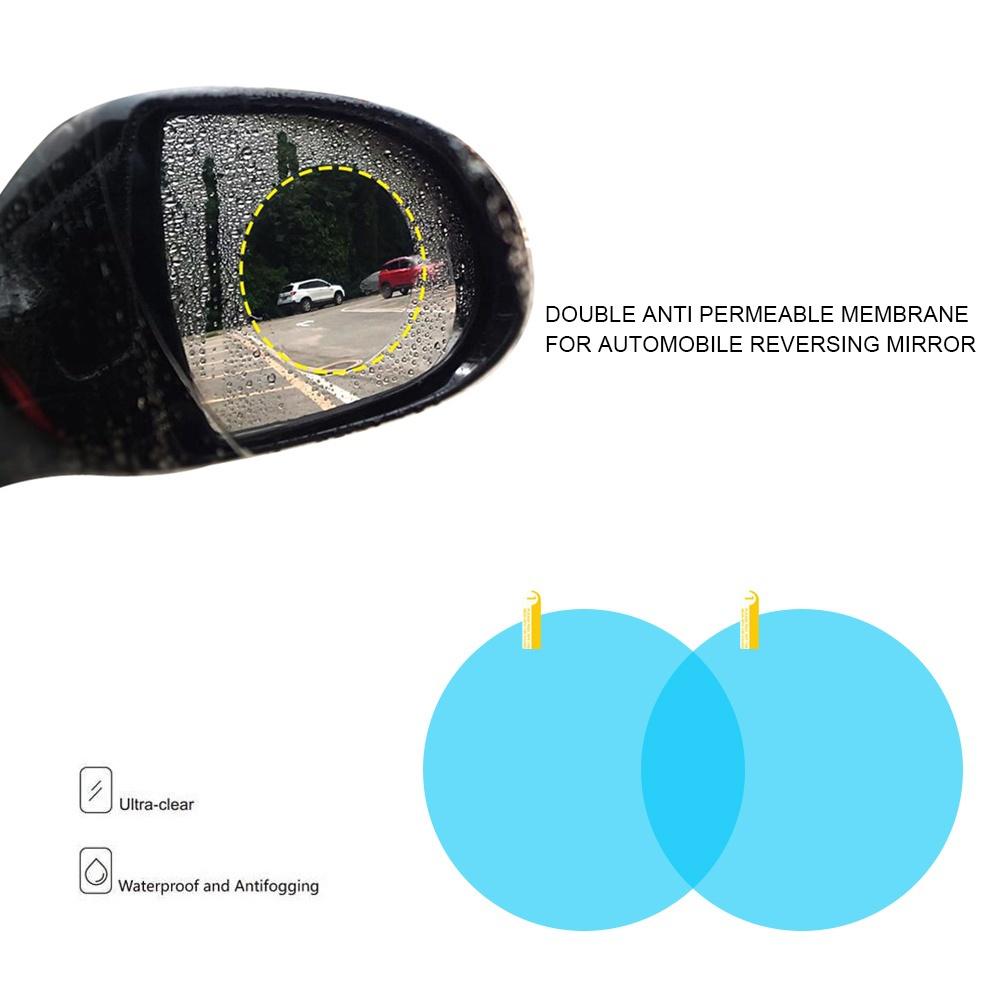 Universal Window Clear Car Anti Water Mist Fog Sticker Rainproof Rearview Mirror Protective Film