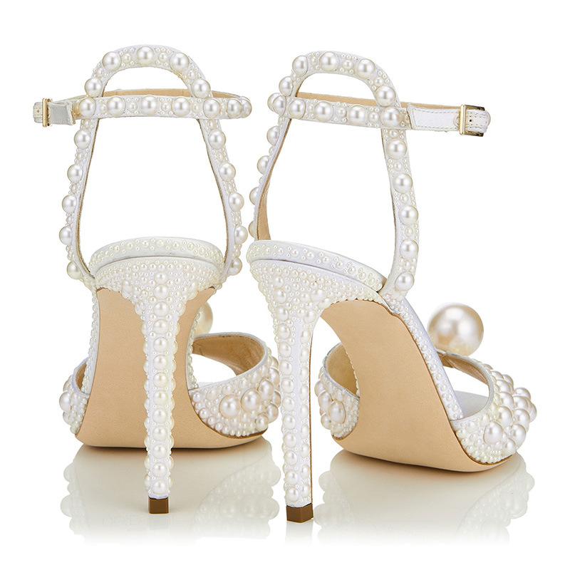 Mujer Perla Blanca Bridal Pez Boca Sandalias Tacón Fino Tacones Altos  Bombas Nupcial Zapatos de Novia Sandalia comprar a buen precio — entrega  gratuita, reseñas reales con fotos — Joom