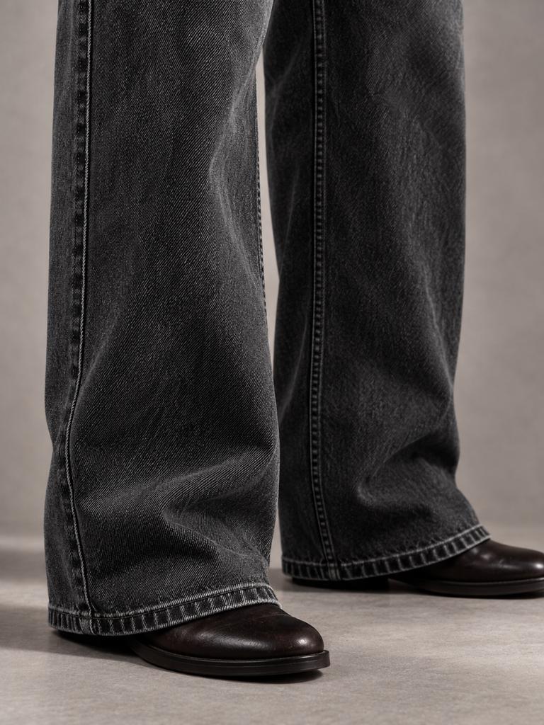 AIOPESON Jeans Straight Fit Zipper Fly Classic Washed Denim Trousers Casual Men Stretch Dark Blue Cotton Spring Autumn of Male