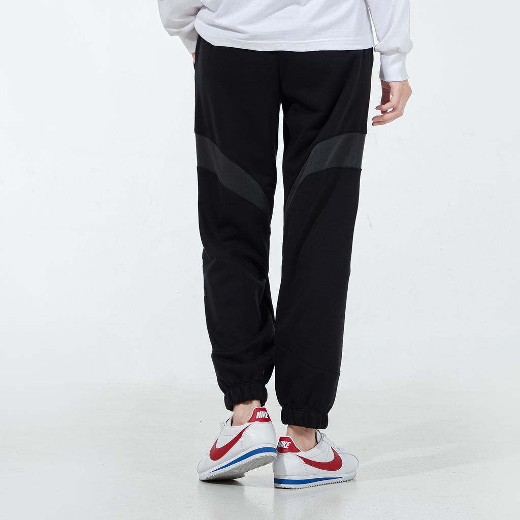 Nike As W Nsw Air Flc Mr Jggr Vyšívané Logo Color Block Pletené Sportovní Joggers Dámské Joggers Černé DD5420-010