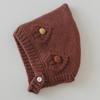 Soft Infant Ear Protection Hat Windproof Toddler Knit Hat Baby Knitted Cap  Autumn Winter