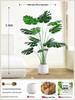 Monstera Bionic Bonsai – Luxury Indoor Faux Floor Plant for Decor
