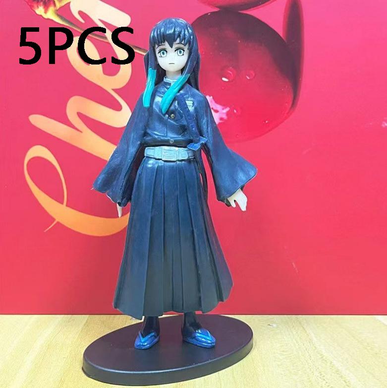 @Anime Demon Slayer Kimetsu no Yaiba Figure Kamado Tanjirou Action Figure Agatsuma Zenitsu Nezuko Warrior PVC Model Toys**