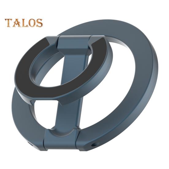

Магнитный держатель для телефона MagSafe Magnet Finger Ring Stand Strong Magnet Grip 360-градусная поворотная подставка для телефона темно-синий