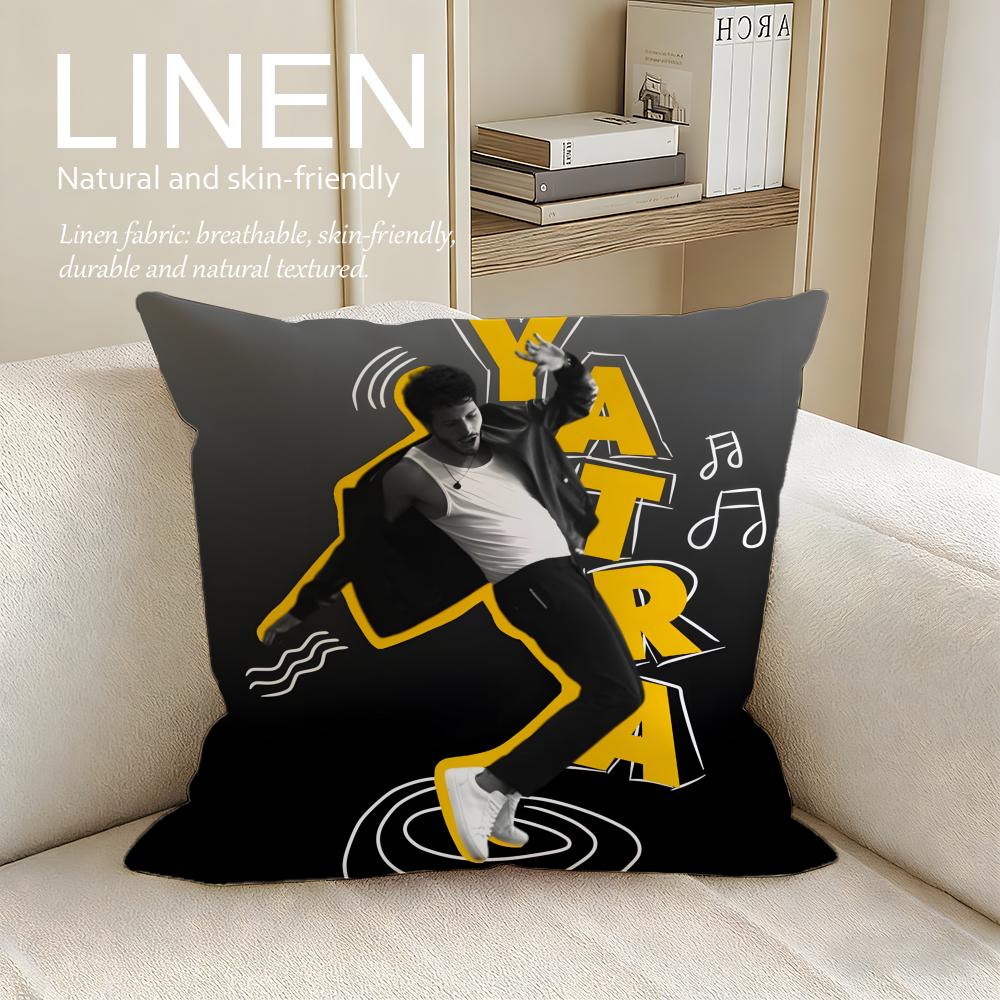 Music Sebastin Yatra Cushion Cover Pillowcase Set Pcs x x Breathable Washable Sofa Cushion Cover