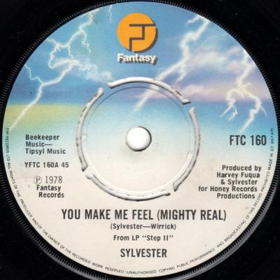 7inch Record SYLVESTER - You Make Me Feel (Mighty Real) FTC160 Fantasy 1978 UK Dance & Electronica Used