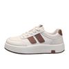 Stepping on shit leather little white shoes women's 2025 new popular autumn versatile flat-soled student soft-soled sports board shoes