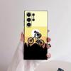 MTB Mountain Bike Bicycle Phone Case For Samsung Galaxy S25 S24 S22 S23 Ultra S21 S20 Plus 5G Frosted Non-Slip Full Cover Case