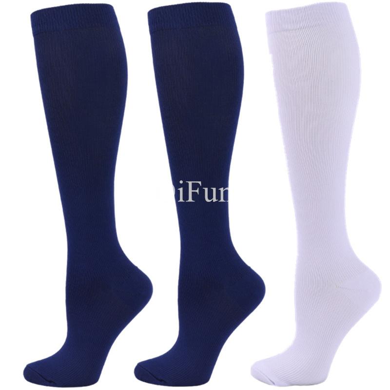 3 Pair Copper Compression Socks Women Men Anti Fatigue Pain Relief Graduated Unisex Compression Stockings Knee High 15-20 Mmhg