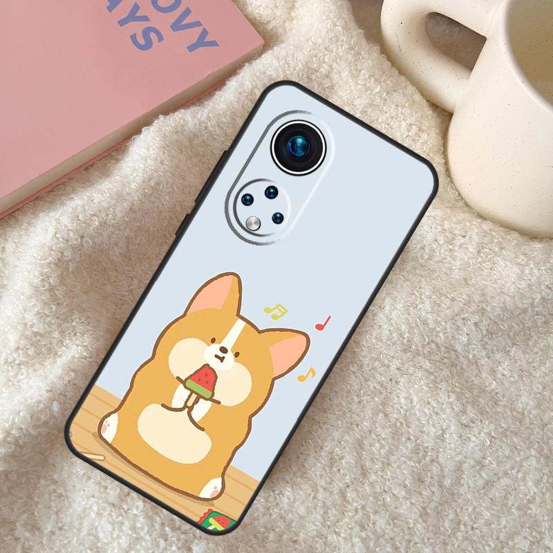 Cartoon Corgi Case For Honor 200 Lite Magic 7 5 6 Pro Honor X9c X9b X9a X8b X8a X8 X9 50 70 90 Lite Coque