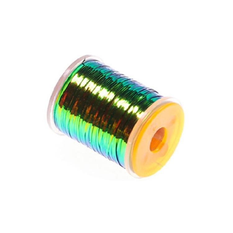 Double Side Color Flat Tinsel Metallic Mylars Fly Tying Materials Fly Tying Flat Peacocks Tinsel Spool Easy To Use