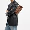Coach Etta 25 Klassische Monogramm-Stoff-Umhängetasche Mittelgroß Damen-Umhängetasche Hell-Khaki Vintage-Braun CCV65-IMYN0
