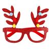 Handmade Plastic Colorful Christmas Glasses Perfect For Kids Featuring Cheerful Santa And Designs Reindeer