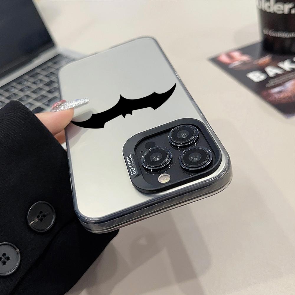 Black-B Movie Phone Bat-ManS Case For iPhone 17 16e 16 15 14 13 12 11 mini Pro Max X XR 8 7 Air Plus Anti Fall Matte Back Cover