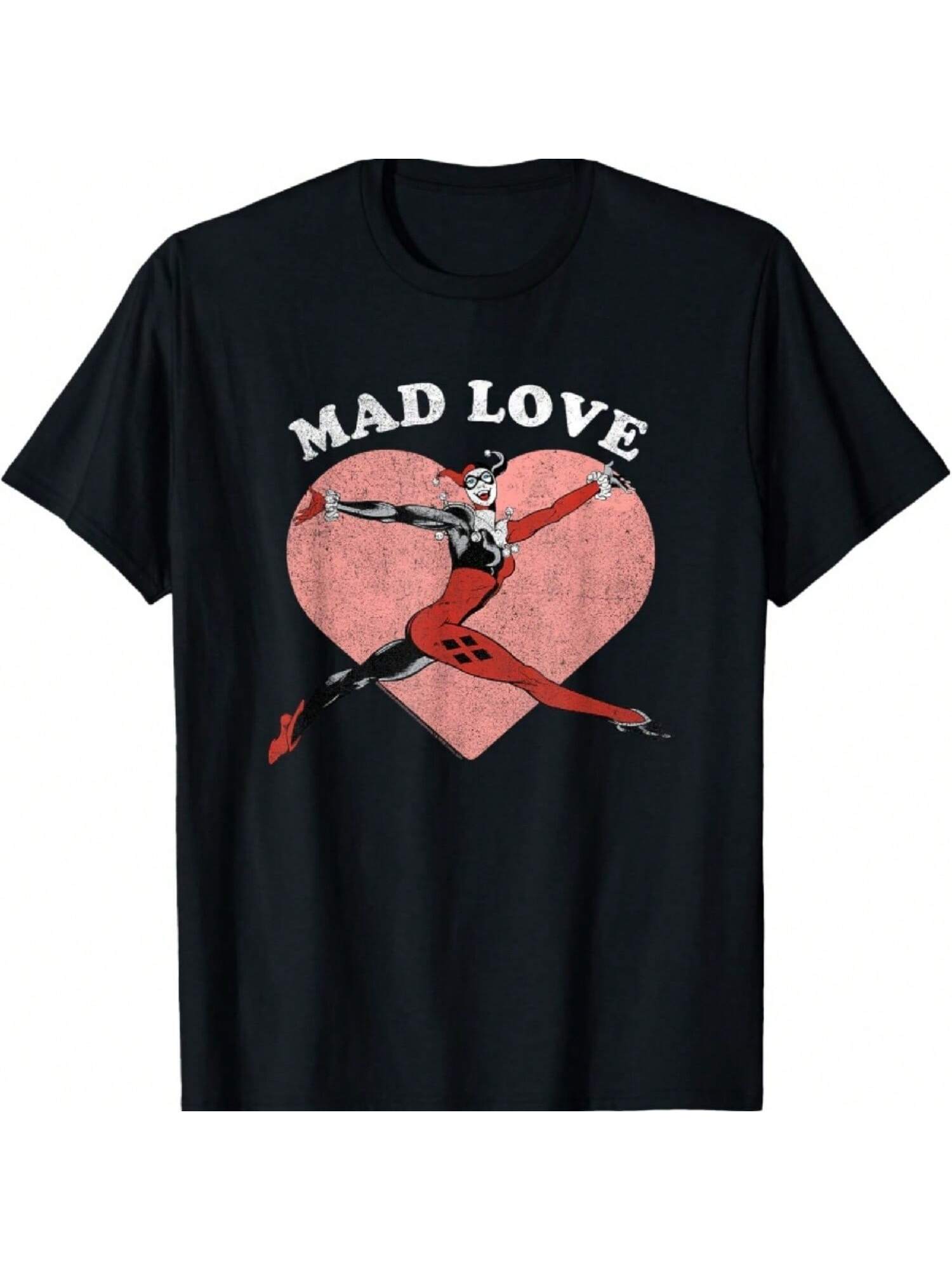 Valentine s Day Mad Love T-Shirt S разноцветный