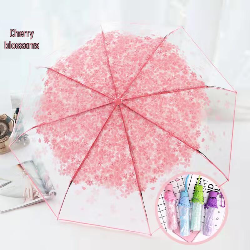 

Nufeng Automatic Kids Umbrella - Cherry Blossom Pink 2-Pack