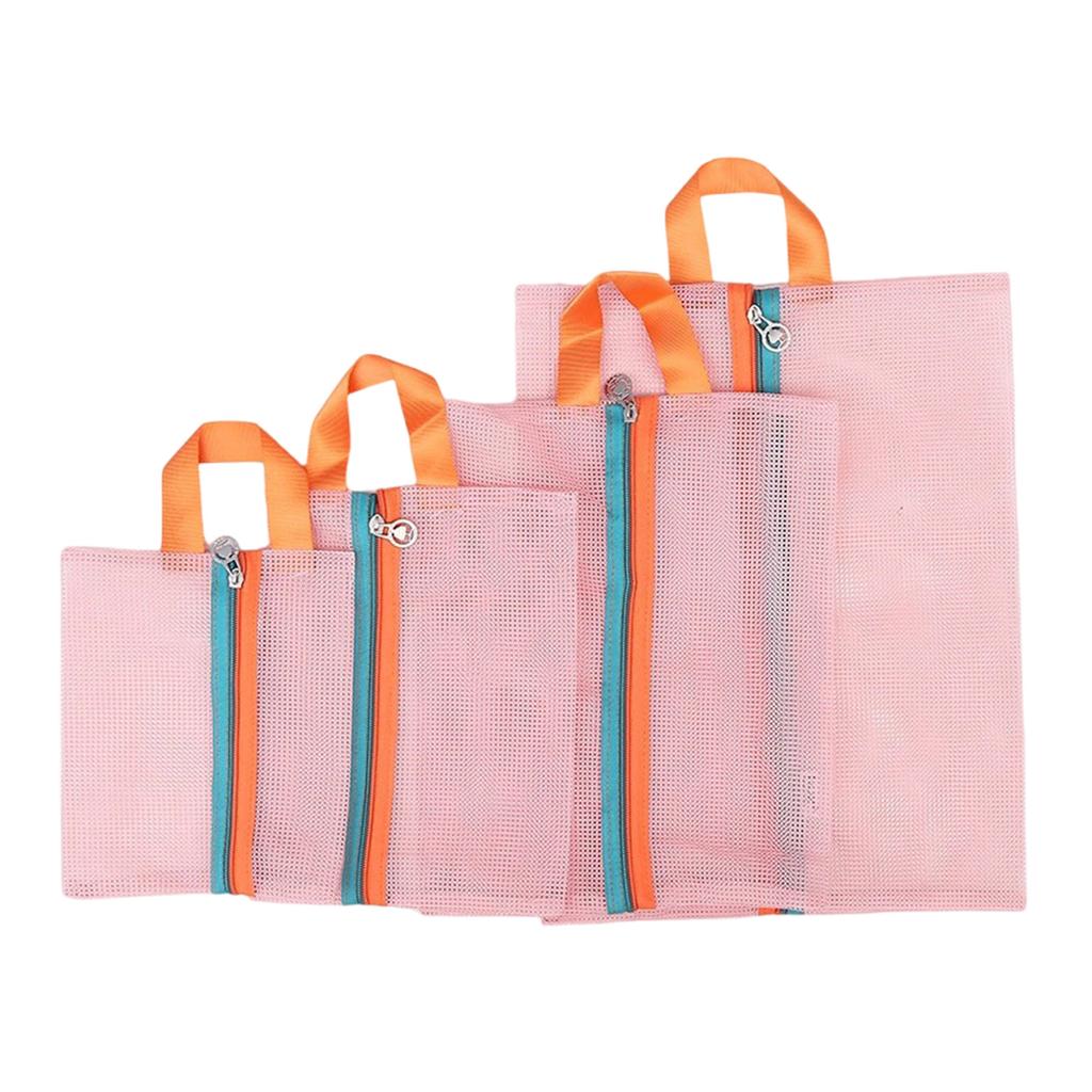 Pack mit 4 robusten Netz-Reiseorganizer-Taschen, Zubehör für Gepäck und Heimaufbewahrung, tragbare und atmungsaktive Designs
