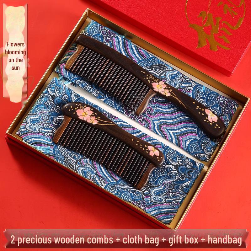 Sandelholzkamm Geschenkbox für Mutter & Freundin: Elegantes Geburtstags-Souvenir