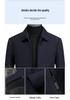 Premium Plus Size Men's Business Casual Jacket for Spring and Autumn - Solid Color Lapel Design