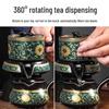 Automatic Ceramic Tea Set with Integrated Kettle & Tea Tray