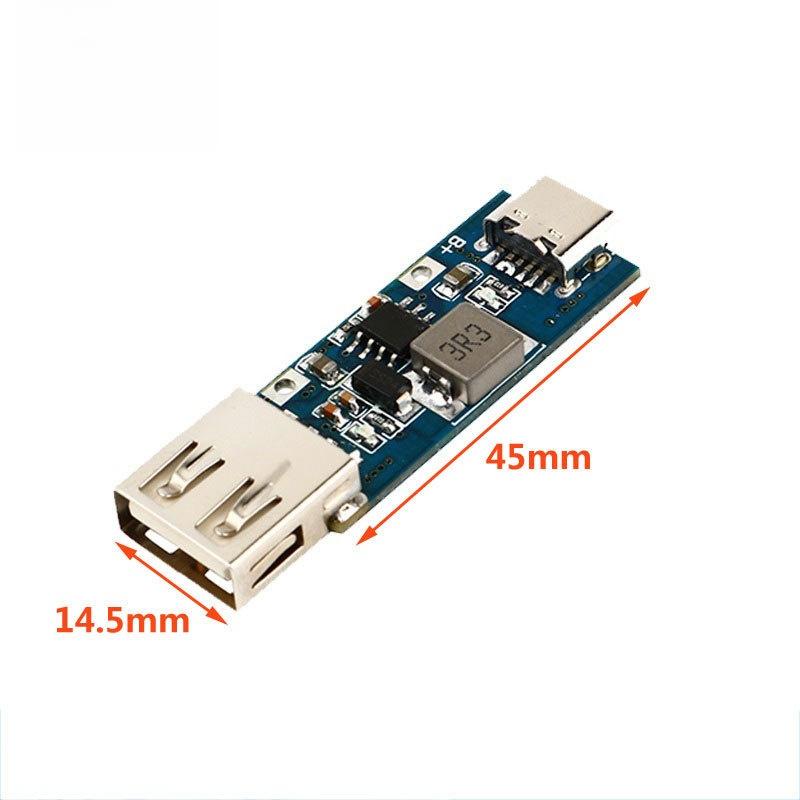 USB Boost Module 3V to 5V 1A Power Supply Charging Board Compact Design with Charge and Discharge LED Indicators