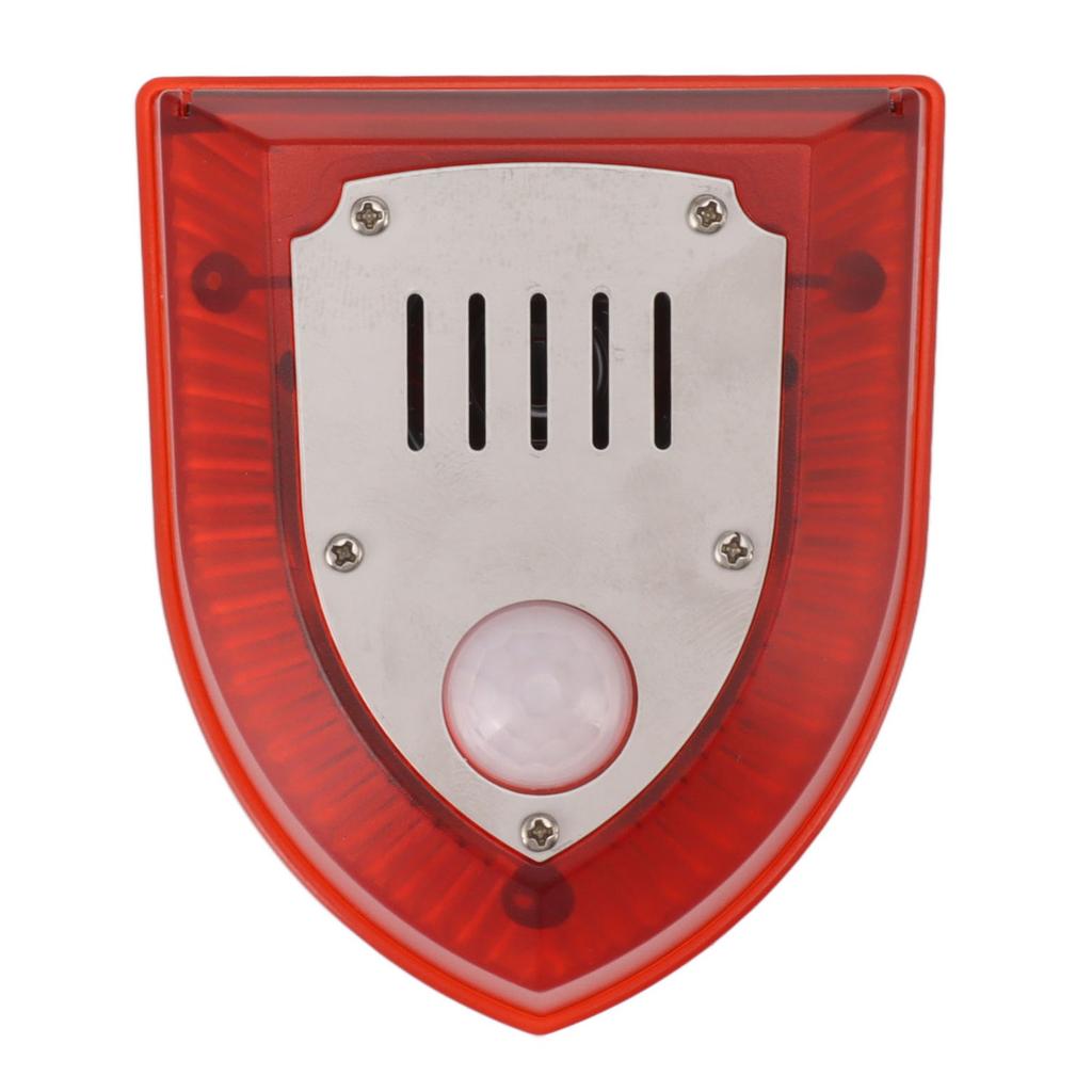 Solar Alarm Animal Repeller Induction Sound Light Siren Outdoor Alarm Support for Orchard Tea