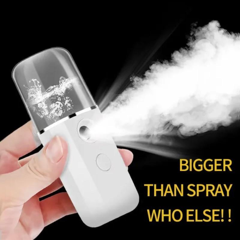 

USB-зарядка Nano Spray Увлажняющий прибор для лица Увлажнение Уход за женской кожей белый
