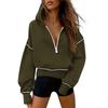 Women's Fashion Women's Lightweight Long Sleeve Pullover With Pockets Preppy Graphic Hoodie