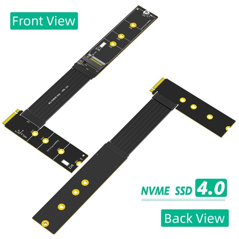 Fast speed M.2 Ssds Extension Cord 20CM For NVMe SATAs SSDs Adjustable Host Output Orientation