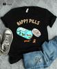 Dachshund Happy Pills Tshirt Dachshund Dog Owner Tshirt Dog Lover Gift Whiteshirts For Girls