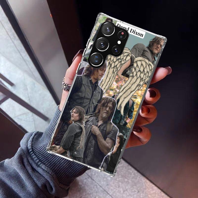 The Walking Dead Daryl Dixon Phone Case For Samsung Galaxy S23 S24 S25 Edge S26 Ultra S22 + S21 Plus S20 FE Cover Silicone Print