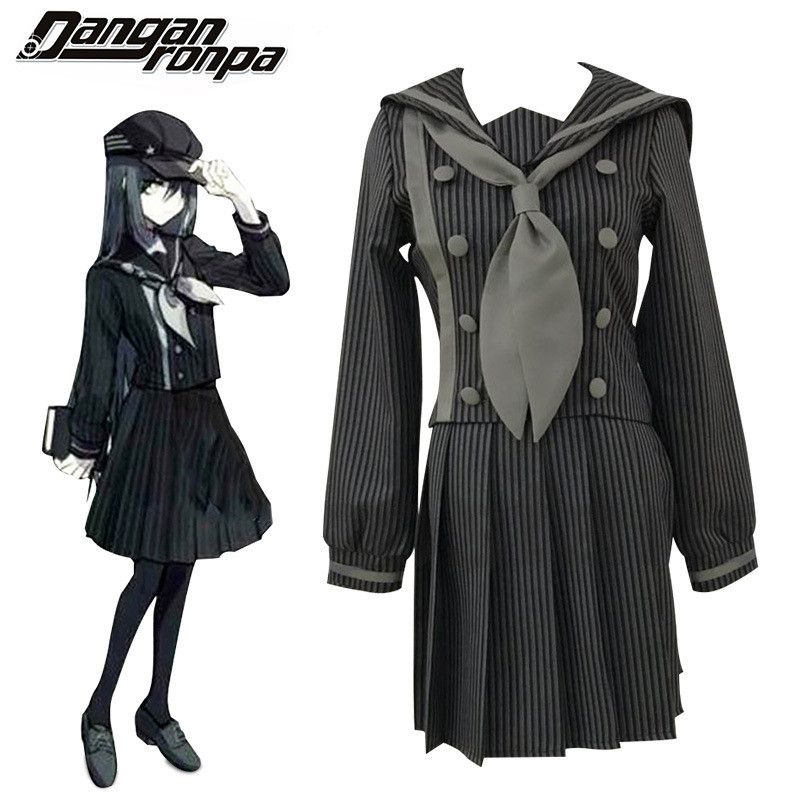 Elegant Danganronpa Cosplay Costume Featuring Saihara Shuichi School Uniform Design