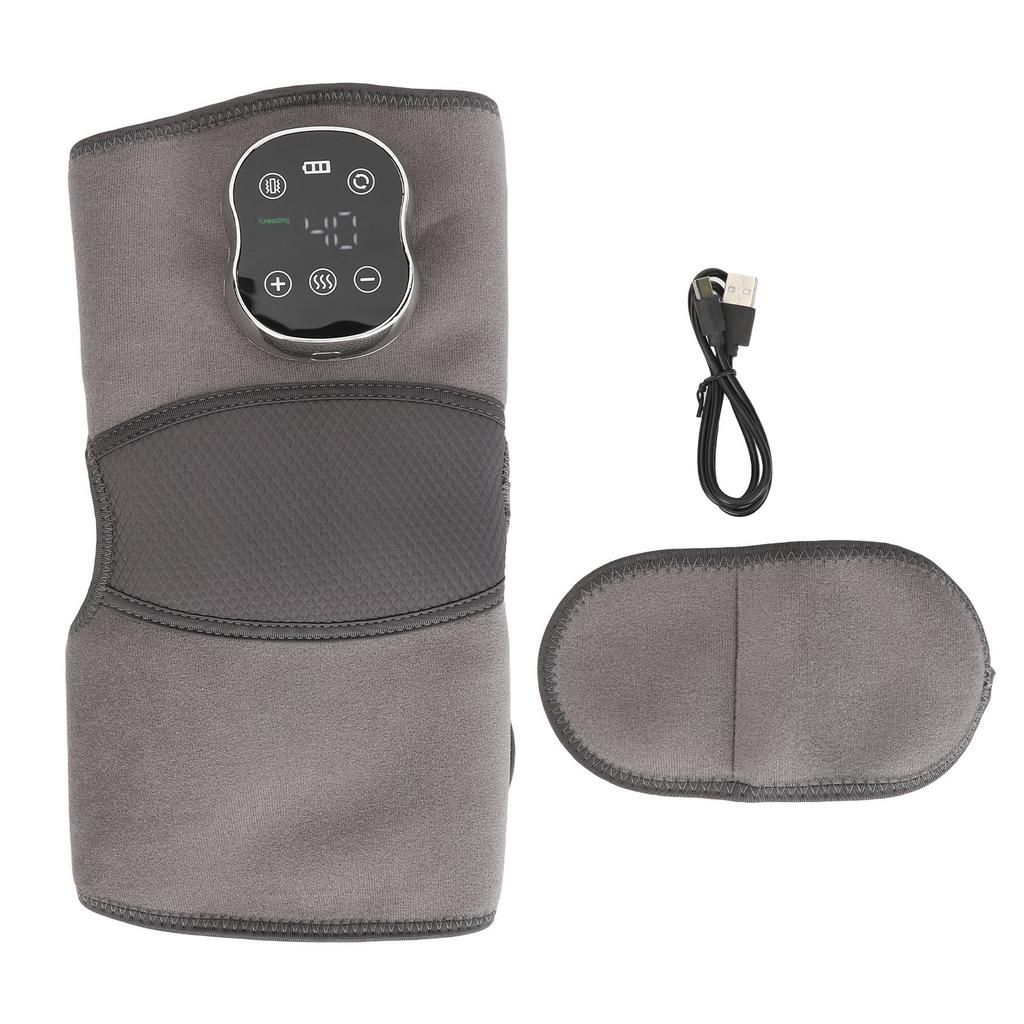 Heated Knee Brace Full Coverage Gasbag Hot Compress Vibration Cordless Heating Knee Warmers Wrap