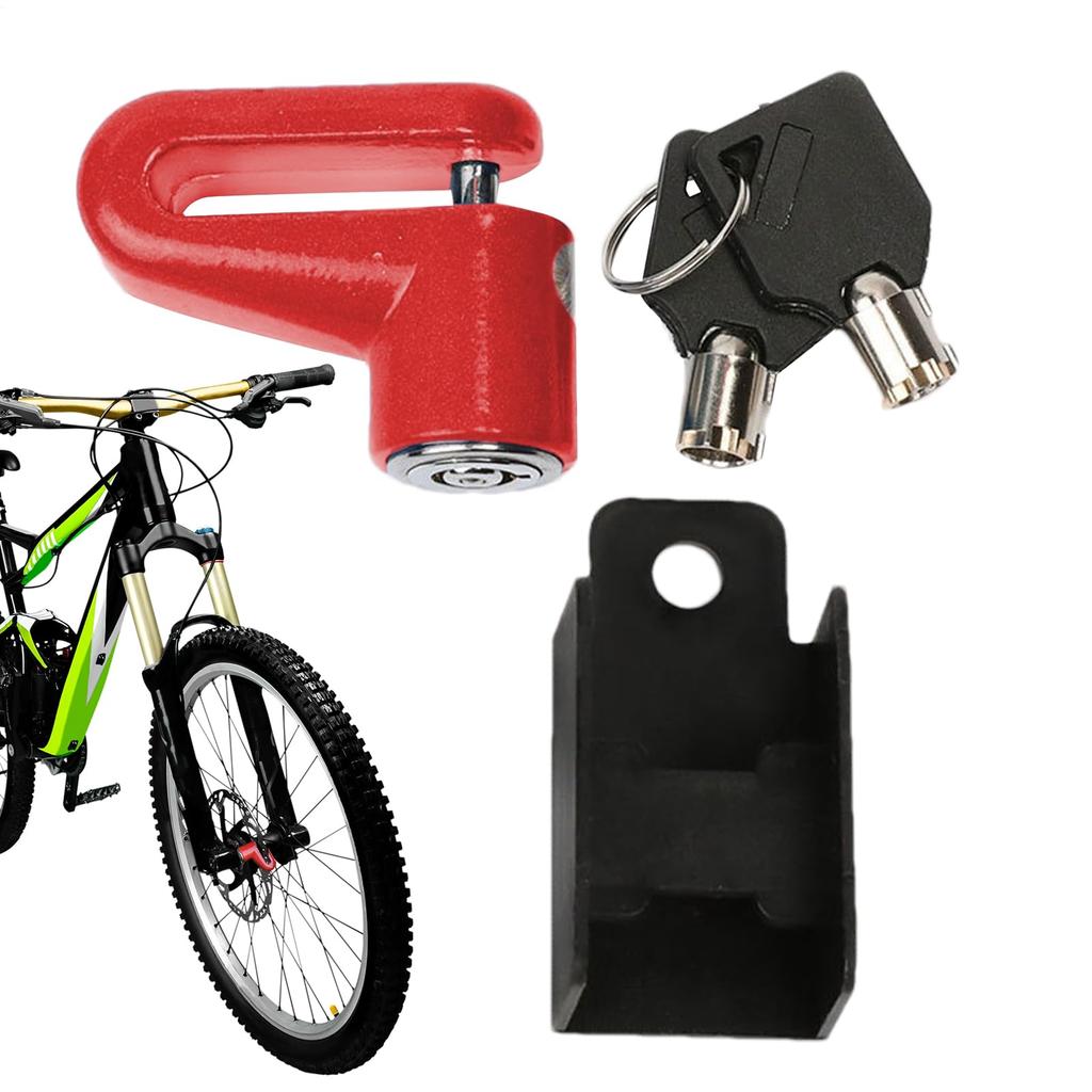 Bike Brake Lock,Bike Wheel Lock,Motorcycle Lock Metal Wheel Disc Brake Padlock Scooter Wheel Lock