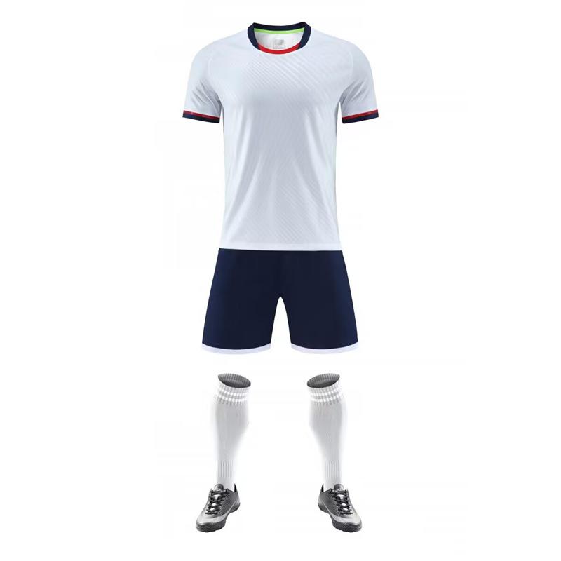 A cross-border foreign trade adult and children s training jersey, short-sleeved football jersey set, and student football match jersey. XS