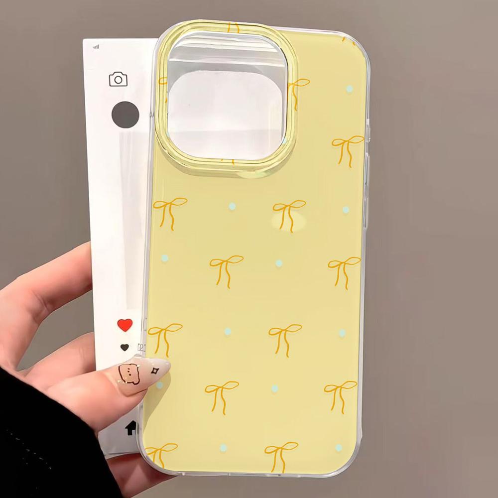 Painted Phone Case for iPhone 12 13 15 16 iPhone 16 12 13 14 15 Pro 14 15 16 Pro Max Coverage Shockproof Anti-Fingerprint Fresh Style Protective Case