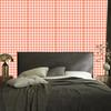Wallpaper Fabric Pattern Peach and White for Living Room and Bedroom 50x1000
