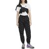 Knitted Sweatpants Women's Black Moderate Cuffed Pants DV8059-010