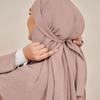 New Solid Color Headscarf Fast Selling Middle East Dubai Turkey Shawl Headscarf Fashionable Accessory