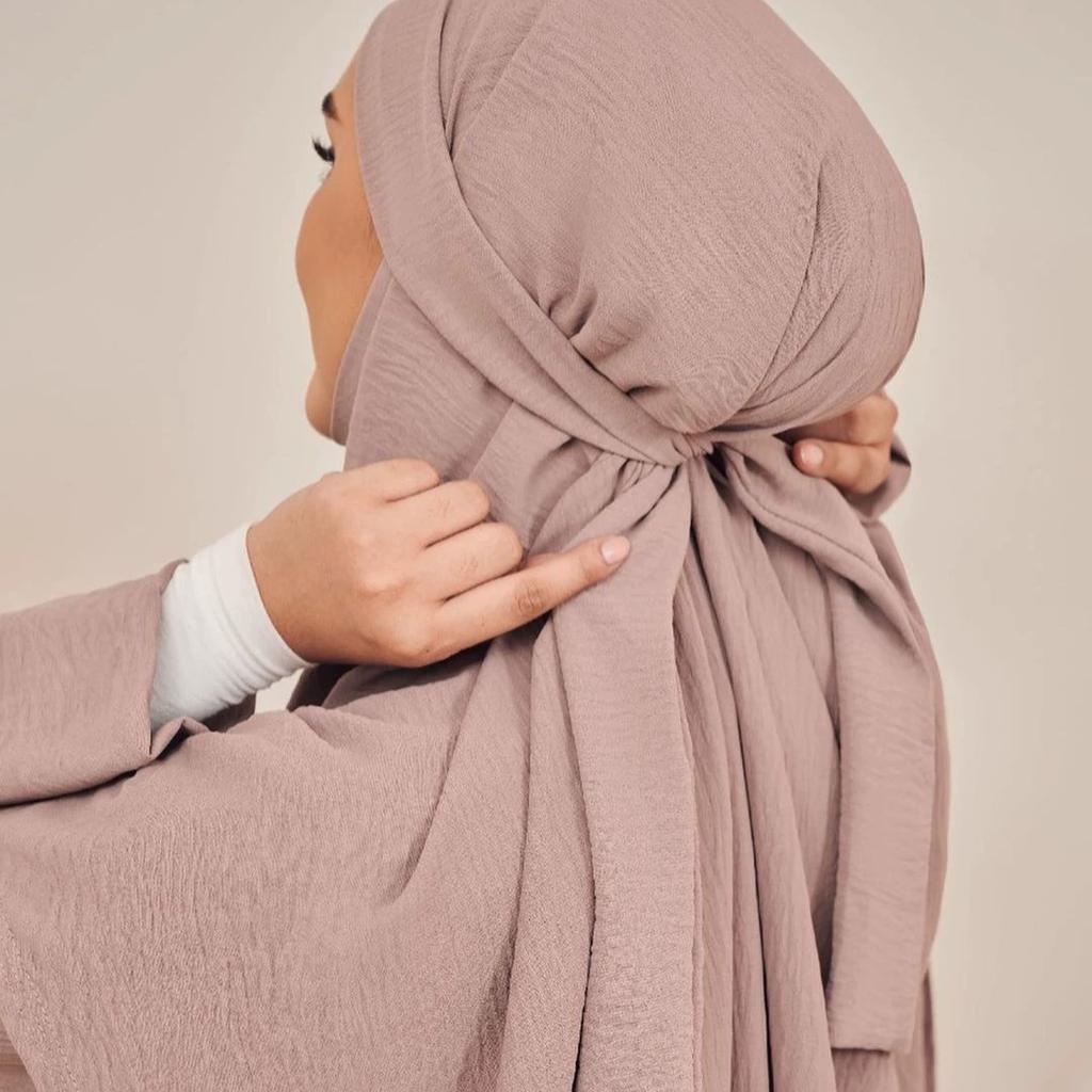 New Solid Color Headscarf Fast Selling Middle East Dubai Turkey Shawl Headscarf Fashionable Accessory