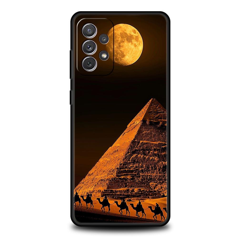 Ancient Egypt Egyptian God pyramid Case For Samsung A15 A13 A51 A71 A41 A31 A21S A03S A05 A35 A55 A23 A25 A33 A53 A73 5G Cover