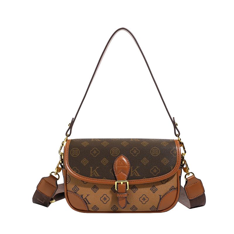 Women PU Leather Handbags Saddle Bag Fashion Ladies Small Shoulder Bag Casual Female Crossbody Bags for Women