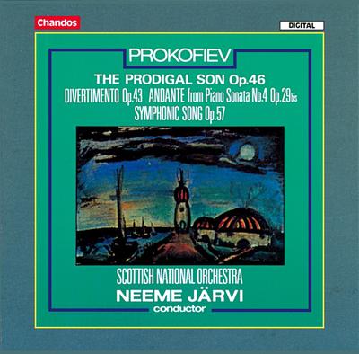 CD SERGEI PROKOFIEV ROYAL SCOTTISH NA  Prodigal Son Op.46 Divertimento An CHAN8728 Chandos 1989 Europe Classical Used