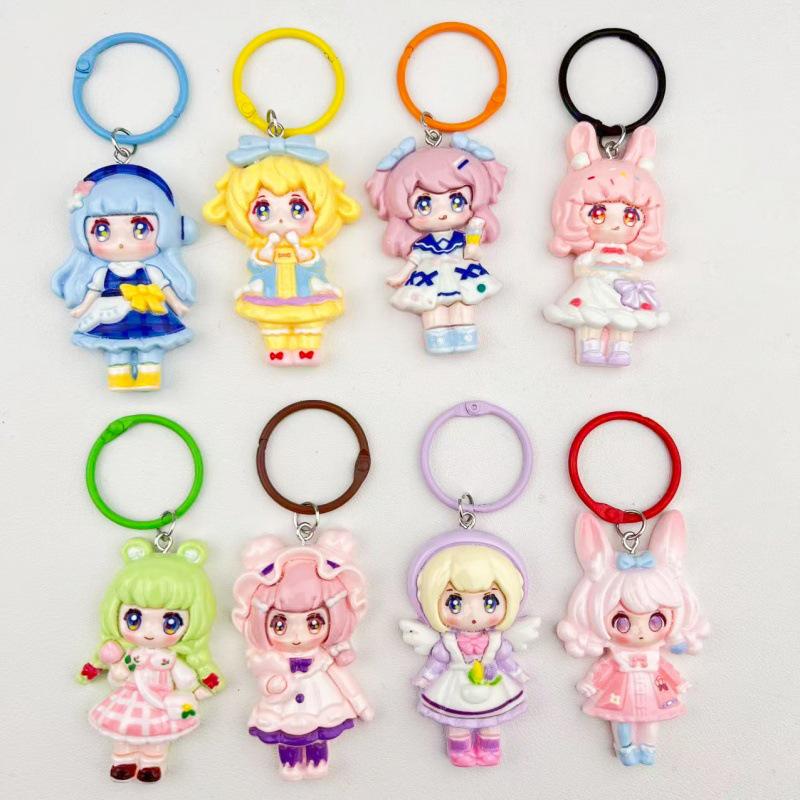 Sweet Girl DIY Resin Princess Keychain Pendant - Donna's Bag & Backpack Charm