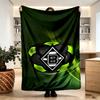 Borussia Mönchengladbach Print Decke - Weich & Bequem, für Schlafzimmer, Reisen, Sofa, Heimdekoration - Geburtstags-Weihnachtsgeschenk für Freund