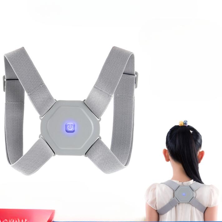 Electric Posture Corrector Back Brace Spine Stretcher Lumbar Vibration Massager Spine Deck Backbelt Support USB Rechargeable