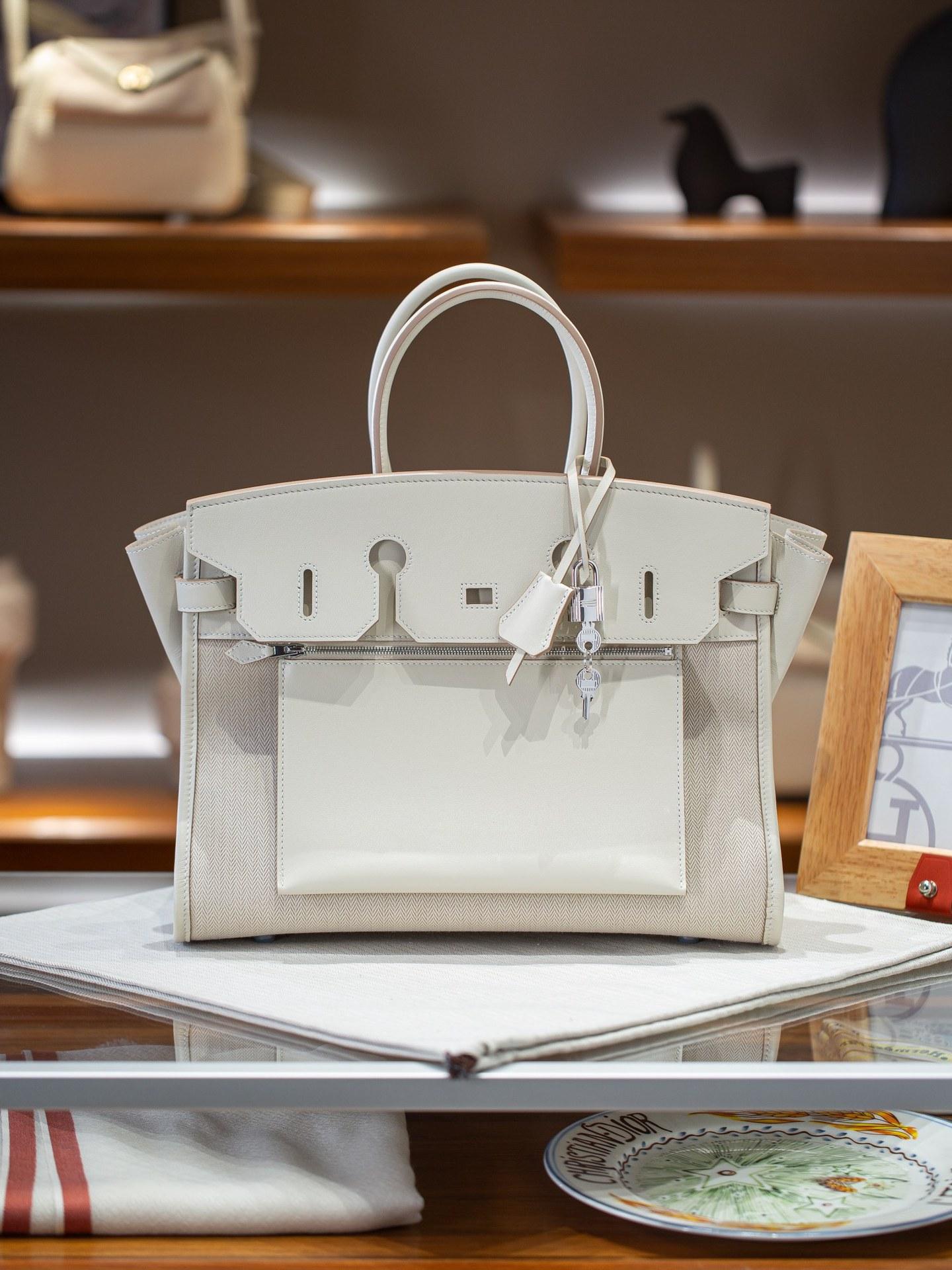 

Сумка Ienvers Reverse Metal Большая Вместимость Сумка из Натуральной Кожи в Тон Женская Сумка 30cm белый