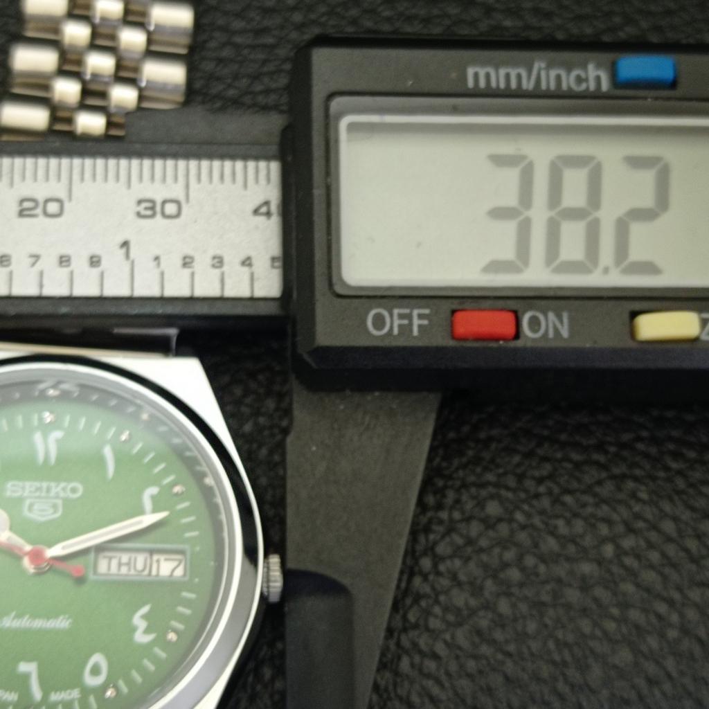 REFURBISHED SEIKO 5 AUTOMATIC 6309A VINTAGE JAPAN MENS GREEN WATCH a441345-5 Sk-a441345