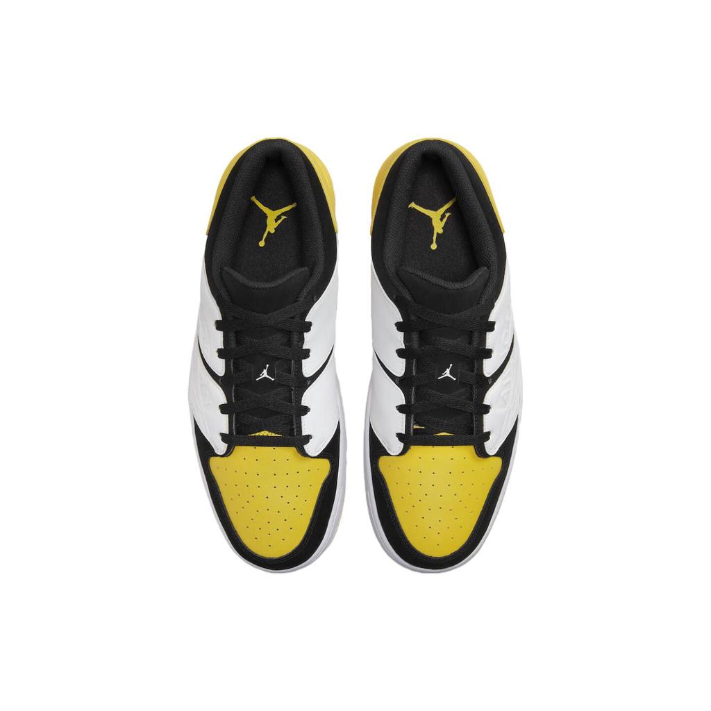 New JORDAN Nu Retro 1 Low Black Tour Yellow White DV5141-017